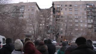 Обрушение подъезда в Магнитогорске