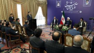 نشست روحانی در پایان سفر به تبریز