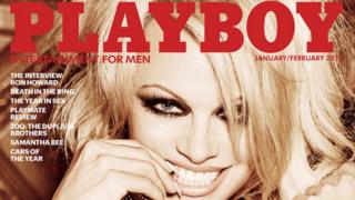 Playboy magazine front cover