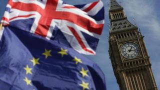 Flags flying outside Westminster