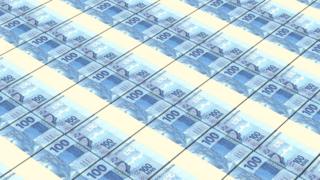 Notas de cem reais