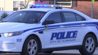 A police car in Florence, South Carolina