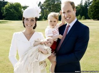Official images to mark the christening of Princess Charlotte have been released by Kensington Palace