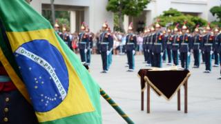 Formatura da turma de cadetes de 2018, em 1º de dezembro, na qual Bolsonaro compareceu