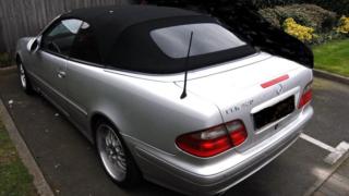 Silver Mercedes