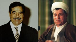 هاشمی رفسنجانی و صدام حسین