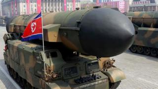 North Korean military parade