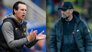 Unai Emery and Jurgen Klopp