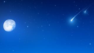 Firmamento con cometa