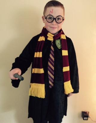 Jack from Evesham is the boy wizard, Harry Potter. Great glasses and scarf!