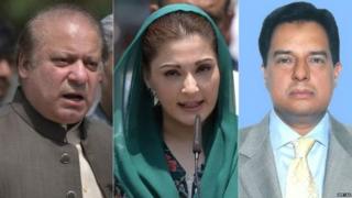 NAWAZ, DAUGHTER AND SON-IN-LAW