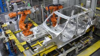 cars are built by robots