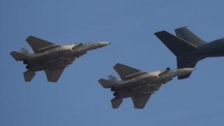 Israeli F15I fighter jets (June 2012)