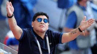Argentina legend Diego Maradona