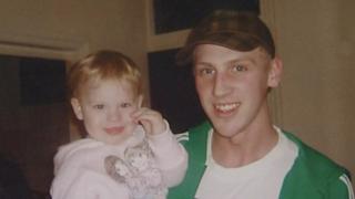 Ruby and her father Adam Chadwick