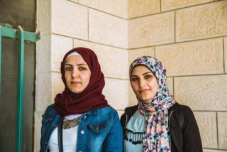 Sisters Salwa and Salam