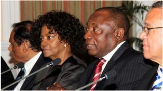 Cyril Ramaphosa avait apporté son soutien à Pravin Gordhan en octobre 2016