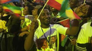 ኣብ ሚለኒየም ኣዳራሽ ካብ ዝተዓደሙ ኢትዮጵያውያንን ኤርትራውያንን