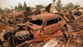 California Wild Fire in Summer 2018