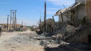 Village of al-Eis in Aleppo province (2 April 2016)