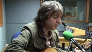 Bap Kennedy singing on Radio Ulster