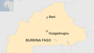 Map of Burkina Faso