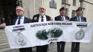 Протест ветеранов Северной Ирландии