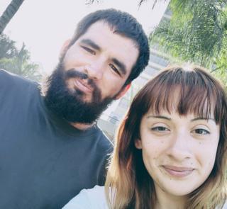 Alexis Granados and her husband