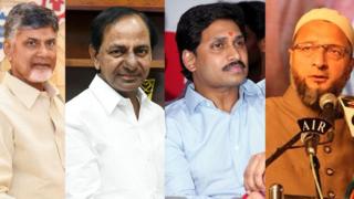 చంద్రబాబు, కేసీఆర్, జగన్, ఒవైసీ