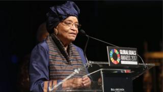Ellen Johnson Sirleaf waxay madaxweyne ahayd tan iyo 2006
