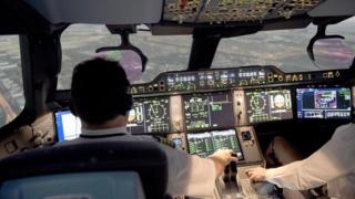 Una cabina de pilotos