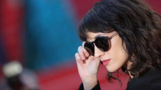 L'actrice italienne Asio Argento