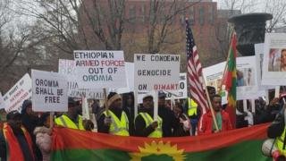 ተቓውሞ ተወለድቲ ኦሮሞ ኣብ ዋሺንግተን ዲሲ