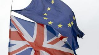 EU and UK flags