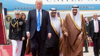 ترامپ و پادشاه عربستان