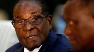 Zimbabve Devlet Başkanı Robert Mugabe
