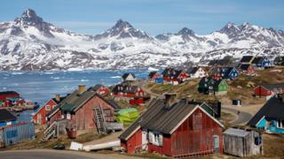 View of Tasiilaq, Greenland, June 2018