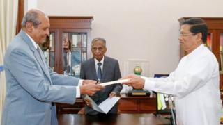 இலங்கையின் புதிய வெளிவிவகார அமைச்சராக திலக் மாரப்பான பதவியேற்பு