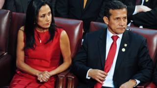 Nadine Heredia y Ollanta Humala