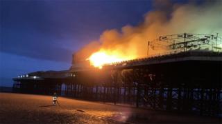 Blackpool's central pier