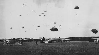 Paratroopers and Gliders in Operation Market Garden in September 1944