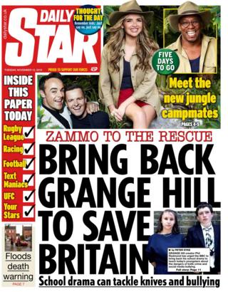 Daily Star front page