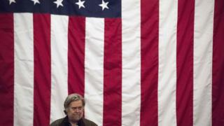 Former White House strategist Stephen Bannon at Roy Moore rally - 11 December 2017