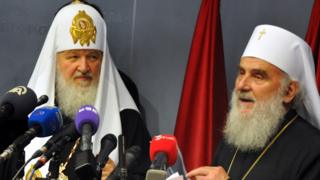 Patrijarh ruski Kiril i srpski Irinej
