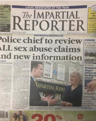 Impartial Reporter front page