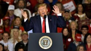 President Donald Trump mocks Beto O'Rourke in Mississippi