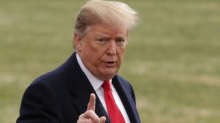 US President Donald Trump