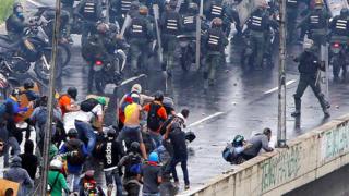 Venezuela gösteriler
