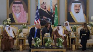 الرئيس ترامب والملك سلمان