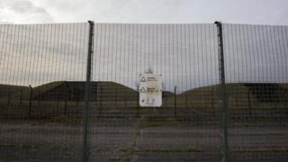 Британская военно-воздушная база Greenham Common, на которой размещены баллистические ракеты "земля-воздух"